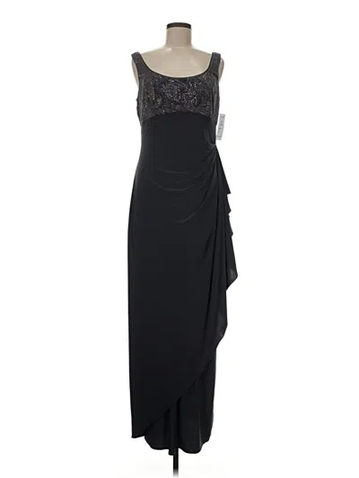 Pre-owned Alex Evenings Cocktail Dress In Black