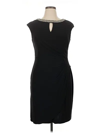 Pre-owned Alex Evenings Cocktail Dress In Black