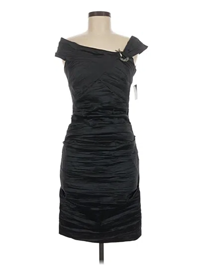 Pre-owned Alex Evenings Cocktail Dress In Black