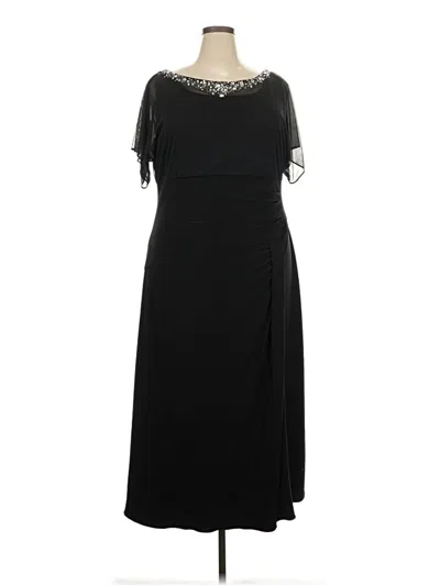 Pre-owned Alex Evenings Cocktail Dress In Black