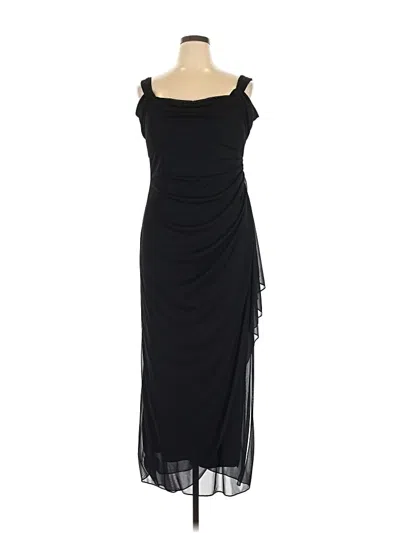Pre-owned Alex Evenings Cocktail Dress In Black