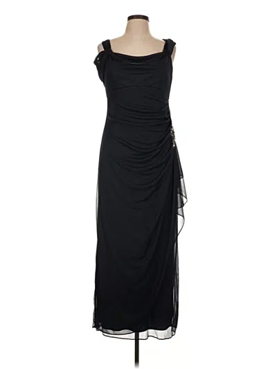 Pre-owned Alex Evenings Cocktail Dress In Black