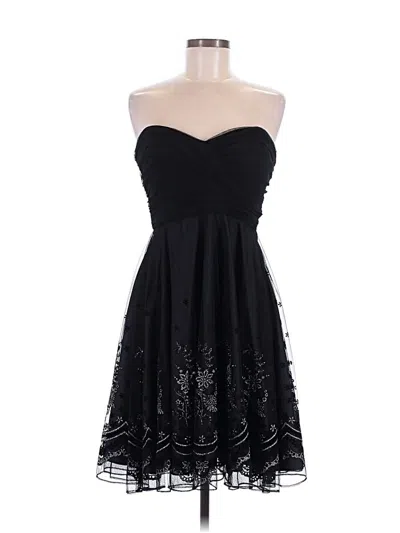 Pre-owned Alex Evenings Cocktail Dress In Black