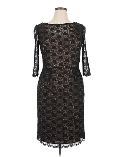 Pre-owned Alex Evenings Cocktail Dress In Black
