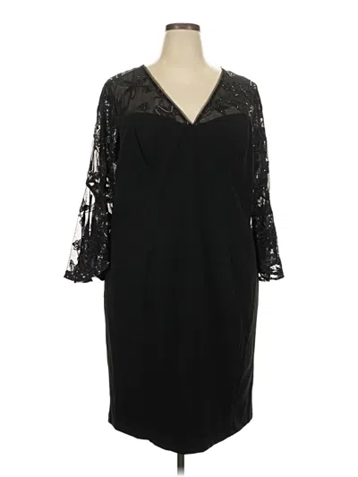 Pre-owned Alex Evenings Cocktail Dress In Black
