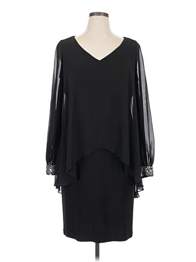 Pre-owned Alex Evenings Cocktail Dress In Black