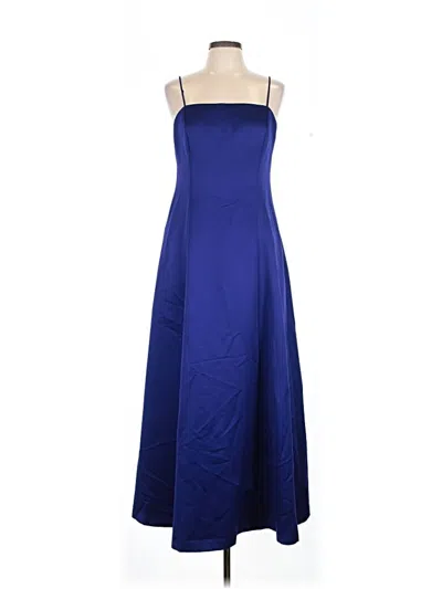 Pre-owned Alex Evenings Cocktail Dress In Blue