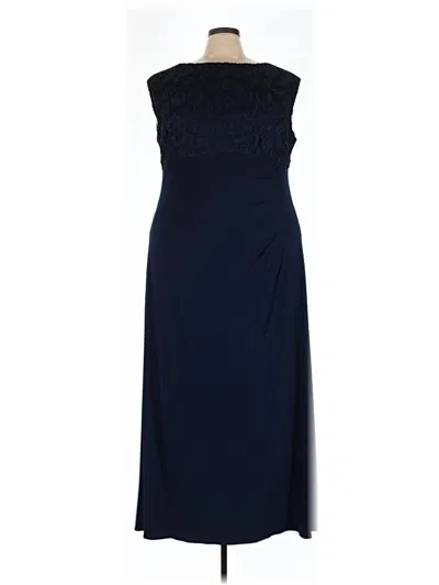 Pre-owned Alex Evenings Cocktail Dress In Blue
