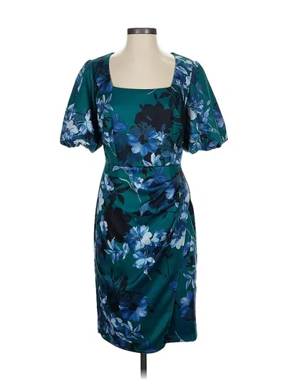 Pre-owned Alex Evenings Cocktail Dress In Blue