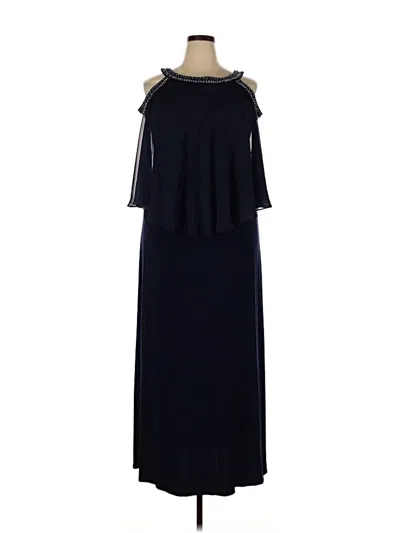 Pre-owned Alex Evenings Cocktail Dress In Blue