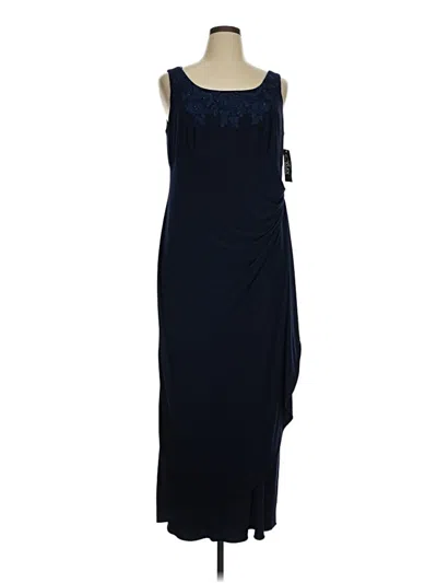 Pre-owned Alex Evenings Cocktail Dress In Blue
