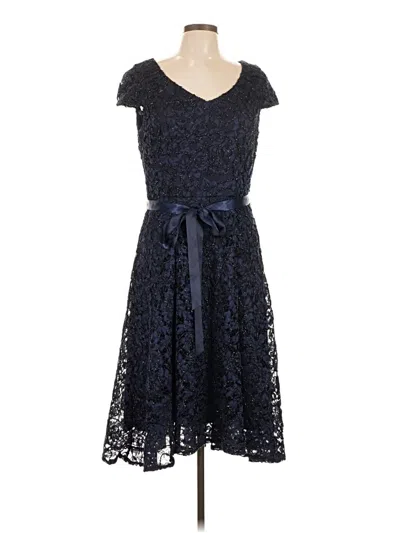 Pre-owned Alex Evenings Cocktail Dress In Blue