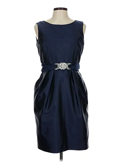 Pre-owned Alex Evenings Cocktail Dress In Blue