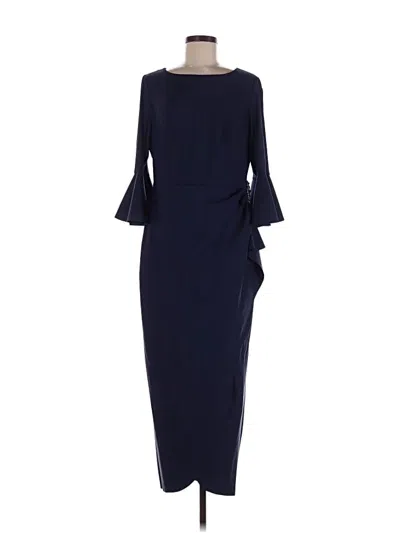 Pre-owned Alex Evenings Cocktail Dress In Blue