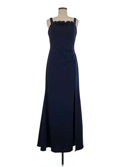 Pre-owned Alex Evenings Cocktail Dress In Blue