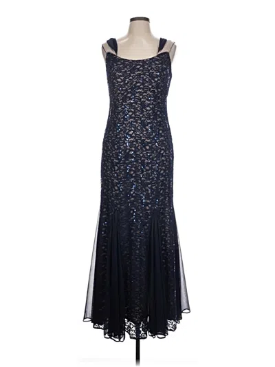 Pre-owned Alex Evenings Cocktail Dress In Blue