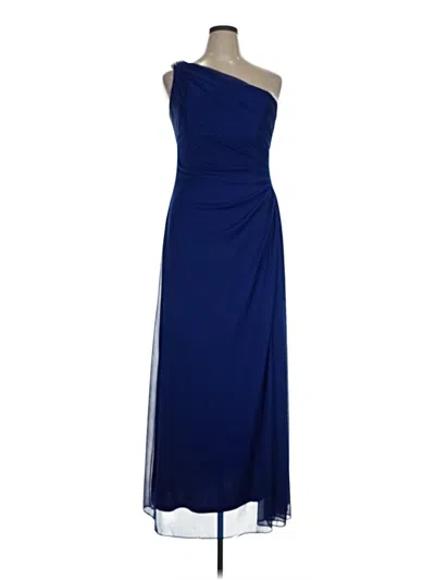 Pre-owned Alex Evenings Cocktail Dress In Blue
