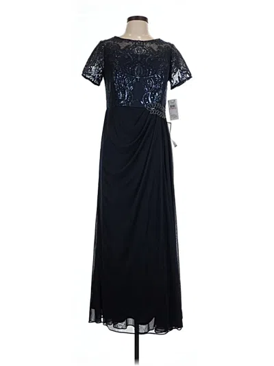 Pre-owned Alex Evenings Cocktail Dress In Blue