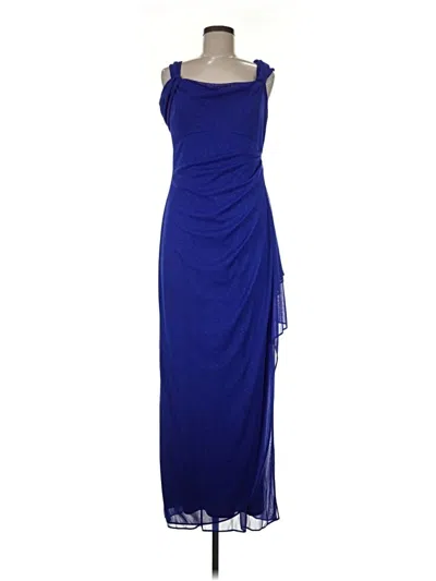 Pre-owned Alex Evenings Cocktail Dress In Blue