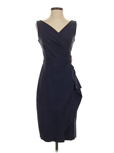 Pre-owned Alex Evenings Cocktail Dress In Blue