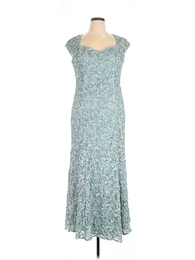 Pre-owned Alex Evenings Cocktail Dress In Blue