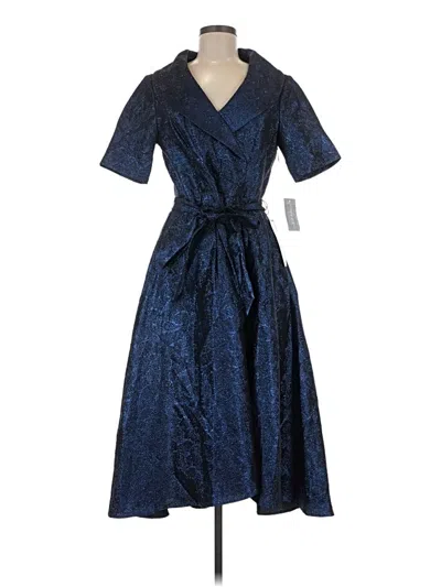 Pre-owned Alex Evenings Cocktail Dress In Blue
