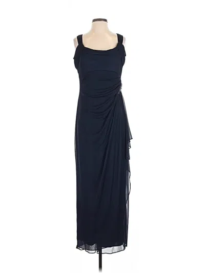 Pre-owned Alex Evenings Cocktail Dress In Blue