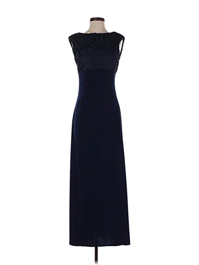 Pre-owned Alex Evenings Cocktail Dress In Blue