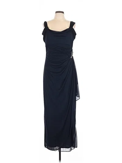 Pre-owned Alex Evenings Cocktail Dress In Blue