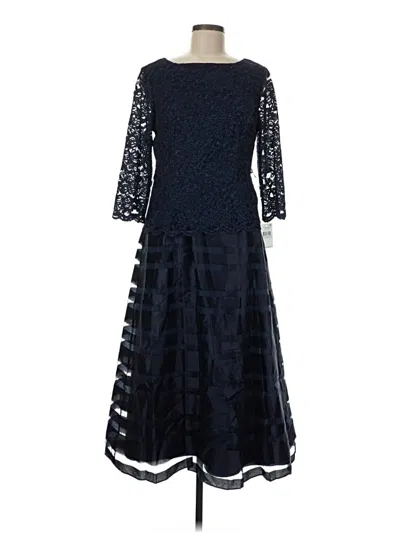 Pre-owned Alex Evenings Cocktail Dress In Blue