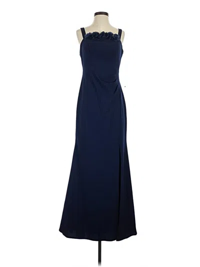 Pre-owned Alex Evenings Cocktail Dress In Blue