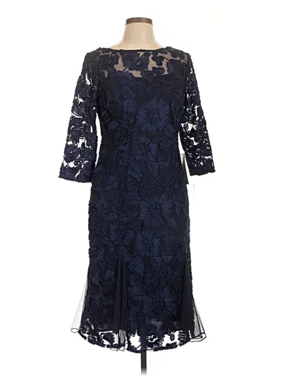 Pre-owned Alex Evenings Cocktail Dress In Blue