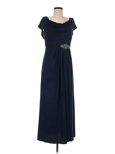 Pre-owned Alex Evenings Cocktail Dress In Blue