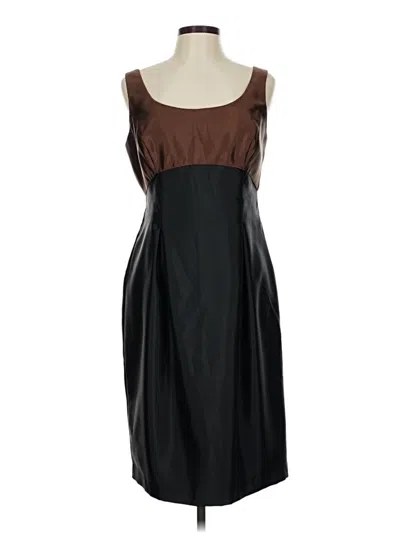 Pre-owned Alex Evenings Cocktail Dress In Brown