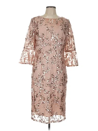 Pre-owned Alex Evenings Cocktail Dress In Brown