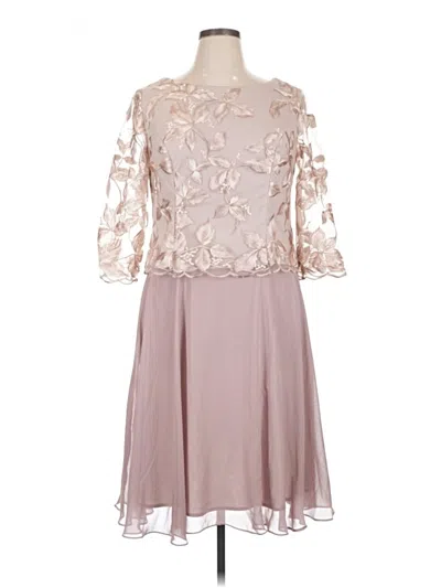 Pre-owned Alex Evenings Cocktail Dress In Brown