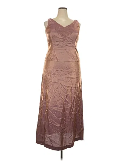 Pre-owned Alex Evenings Cocktail Dress In Brown