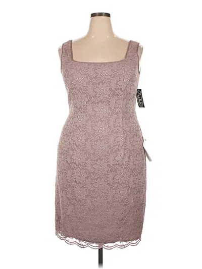 Pre-owned Alex Evenings Cocktail Dress In Brown