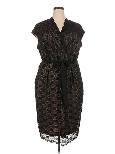 Pre-owned Alex Evenings Cocktail Dress In Brown