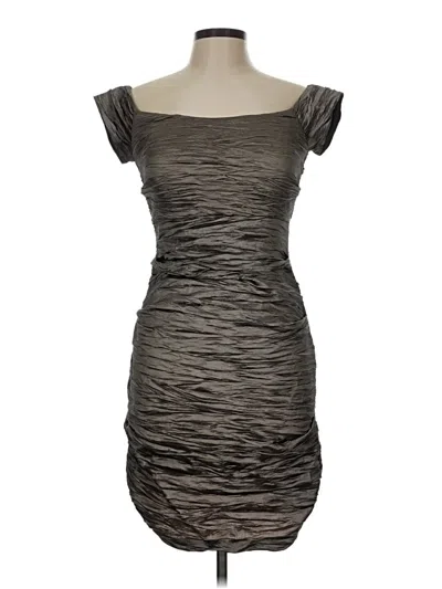 Pre-owned Alex Evenings Cocktail Dress In Gray