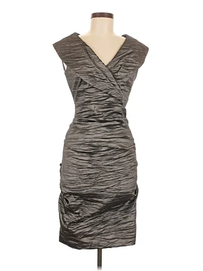 Pre-owned Alex Evenings Cocktail Dress In Gray