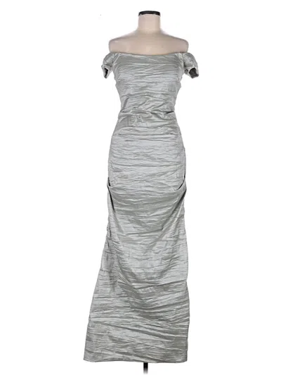 Pre-owned Alex Evenings Cocktail Dress In Gray