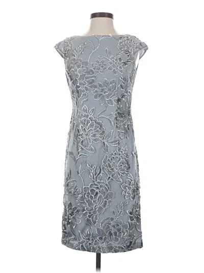 Pre-owned Alex Evenings Cocktail Dress In Gray