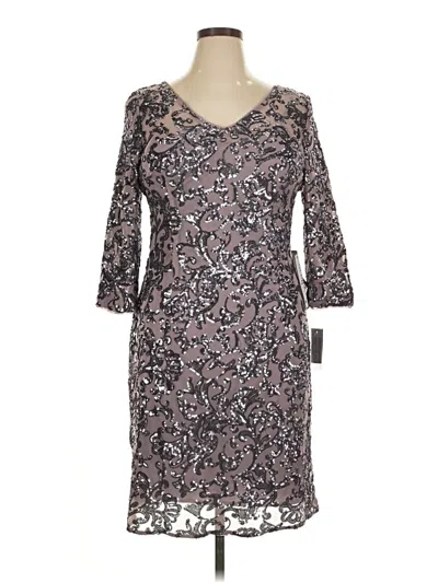 Pre-owned Alex Evenings Cocktail Dress In Gray