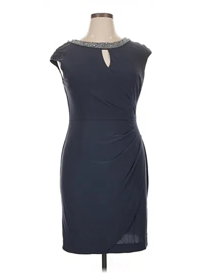 Pre-owned Alex Evenings Cocktail Dress In Gray