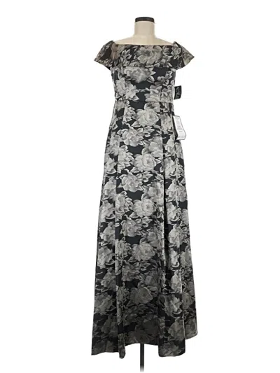 Pre-owned Alex Evenings Cocktail Dress In Gray