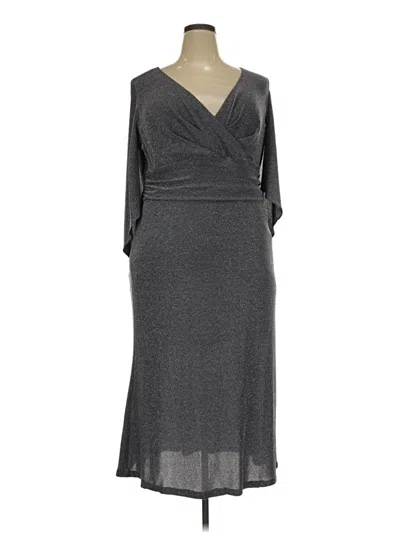 Pre-owned Alex Evenings Cocktail Dress In Gray