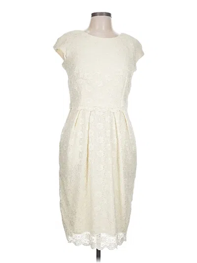 Pre-owned Alex Evenings Cocktail Dress In Ivory