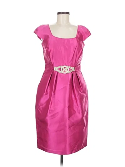 Pre-owned Alex Evenings Cocktail Dress In Pink
