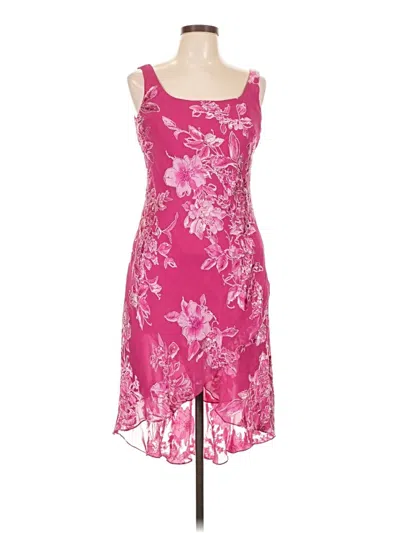 Pre-owned Alex Evenings Cocktail Dress In Pink